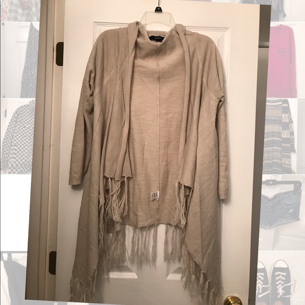 Long Fringe Cardigan